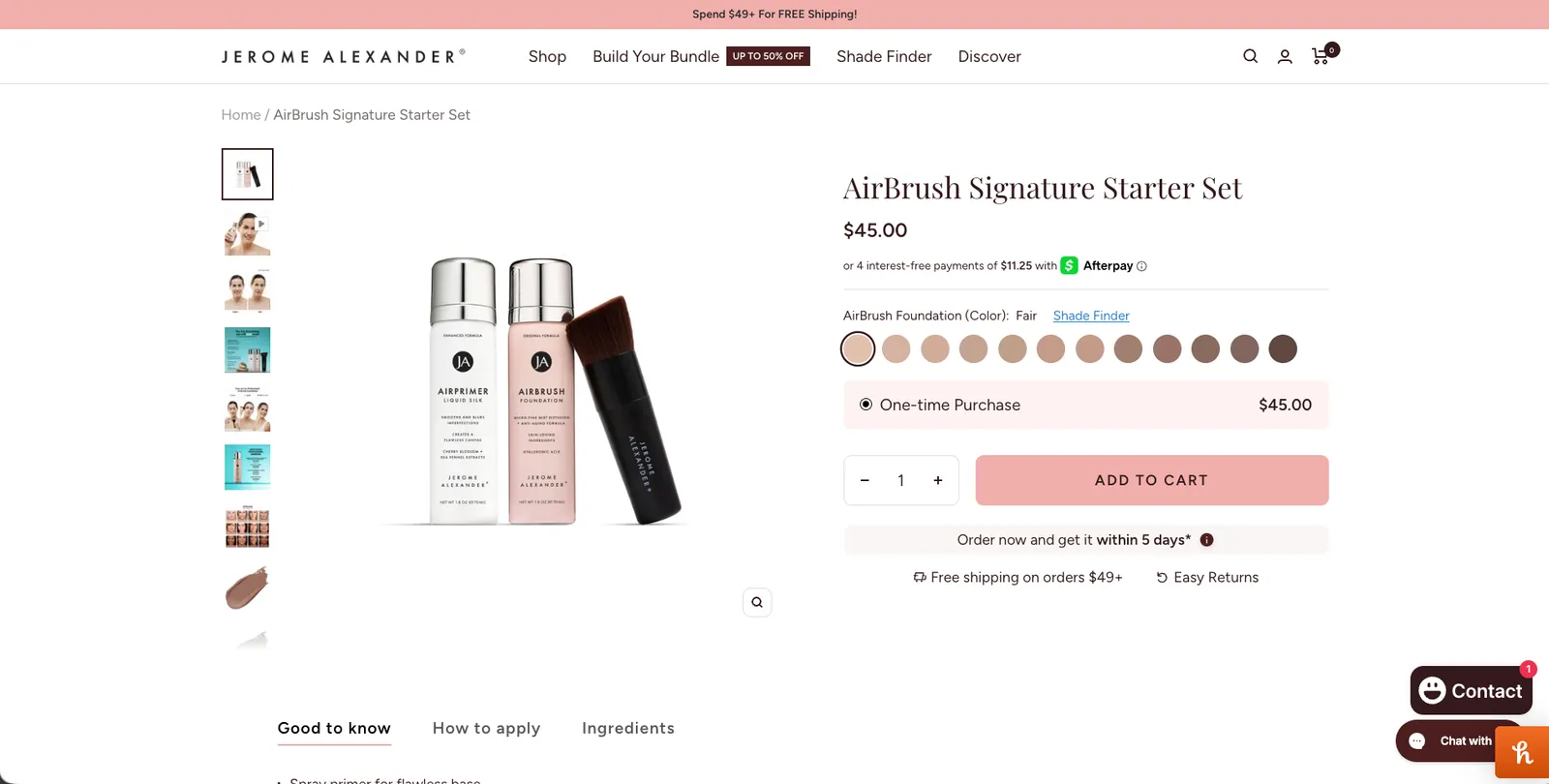 Legacy storefront migration to Magento 2 for jeromealexander.com — screenshot 2 of 4