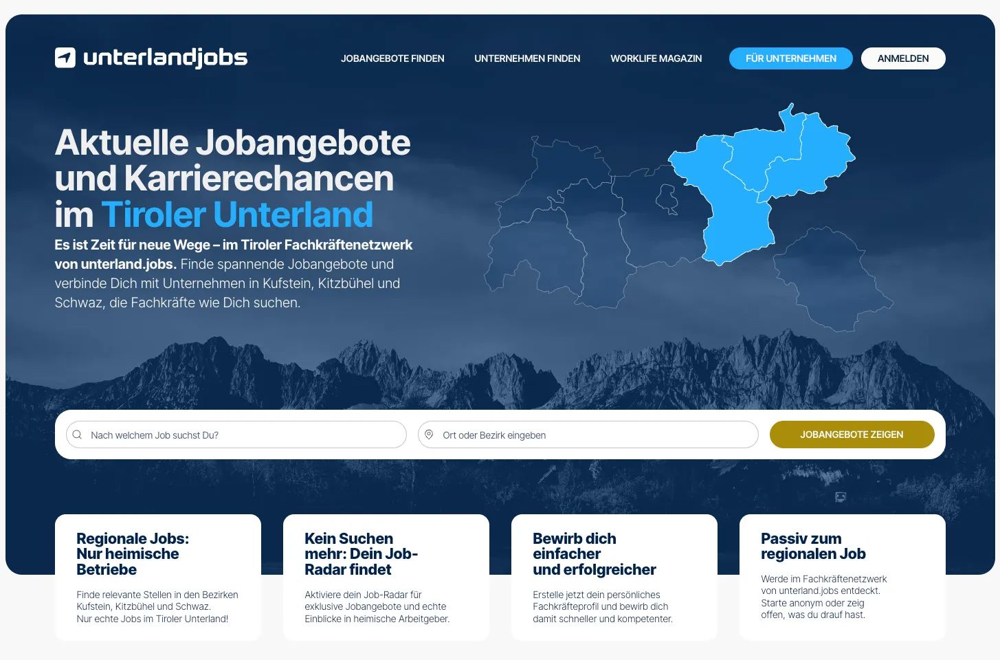 Booking, search, and admin systems for a regional job-board platform — screenshot 1 of 4