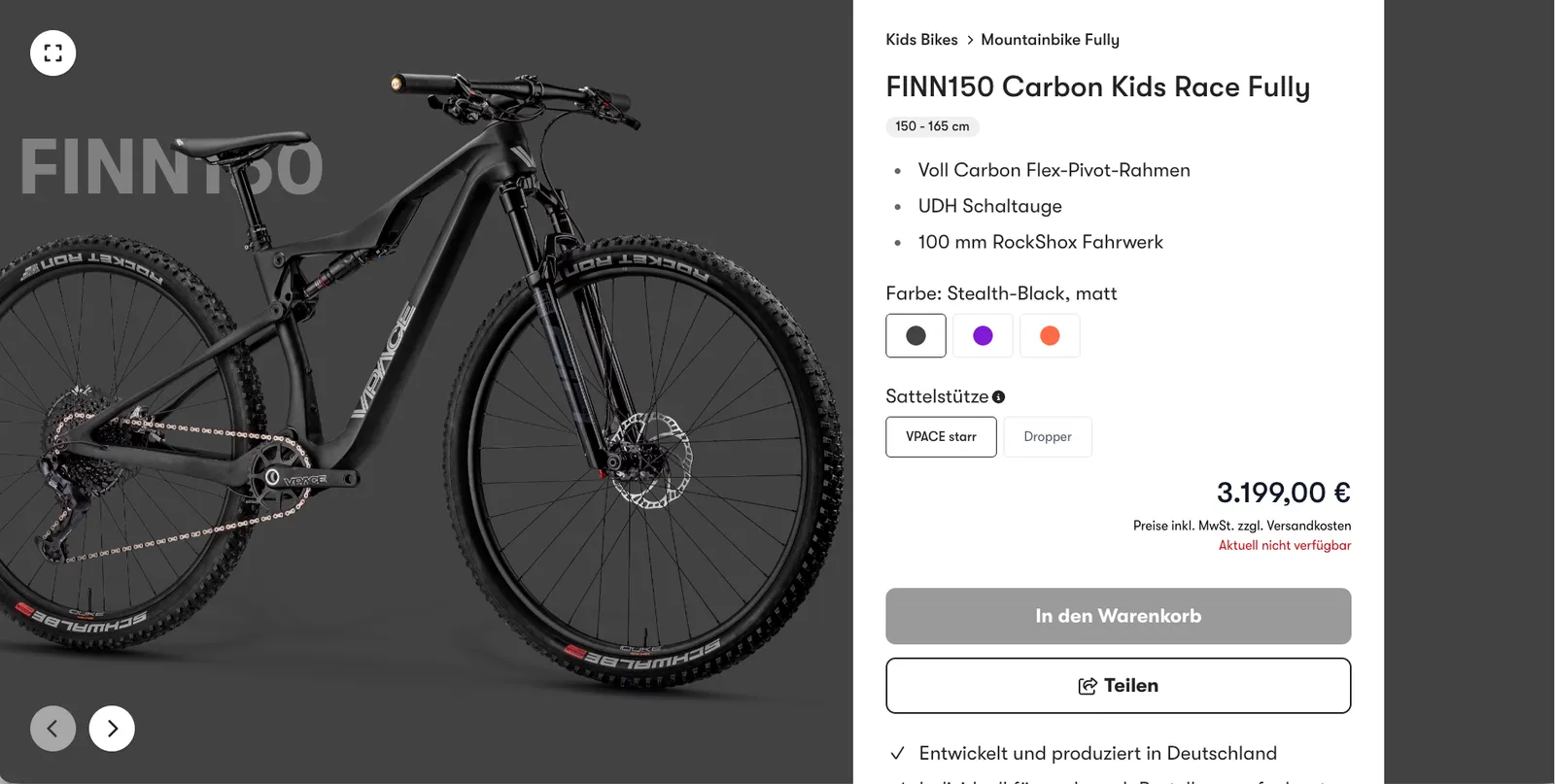 Headless commerce platform on Shopware 6 and Nuxt 3 for a bike retailer — screenshot 3 of 4