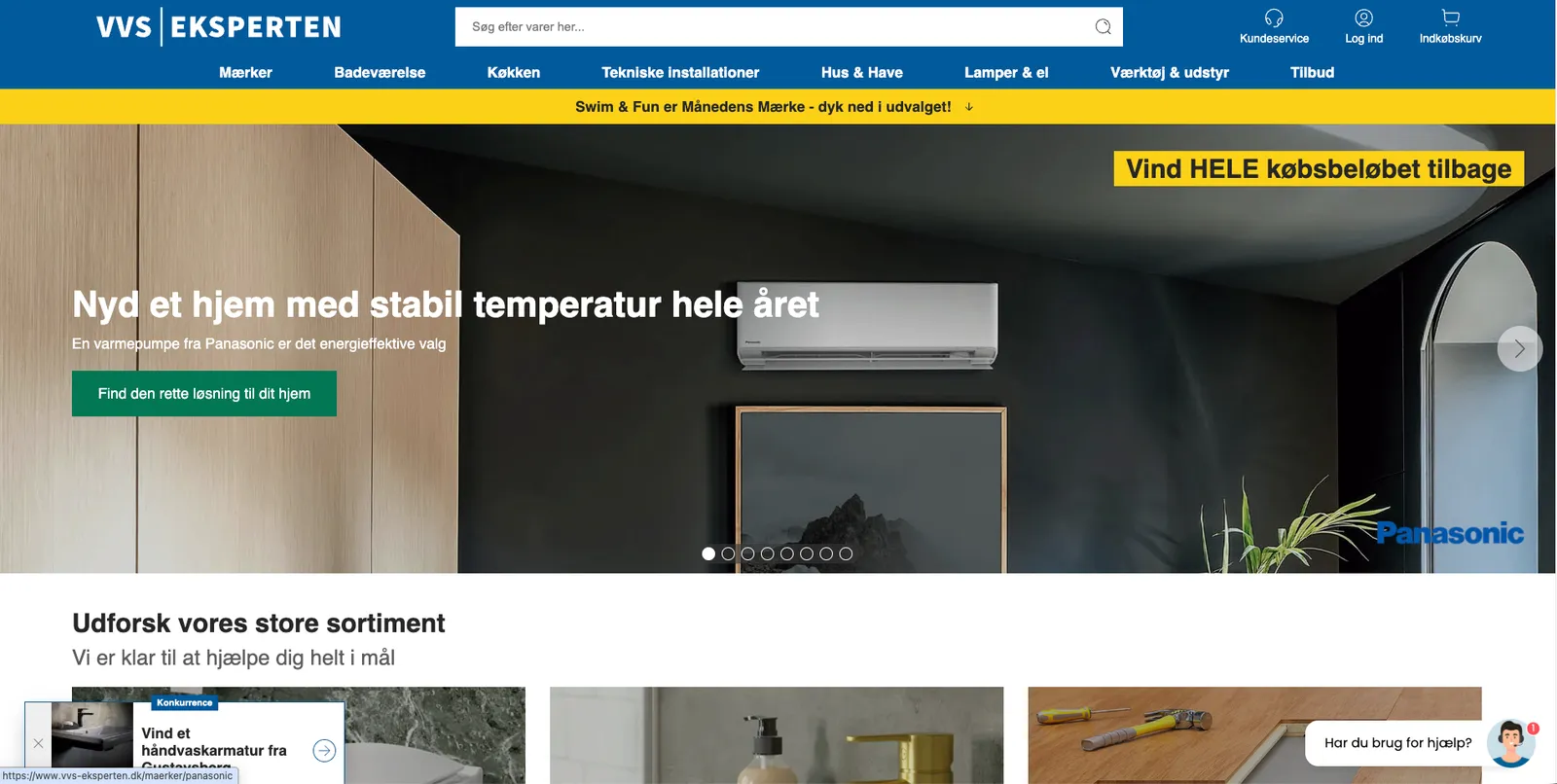 Drupal 8 to Magento 2 migration for vvs-eksperten.dk — screenshot 1 of 5