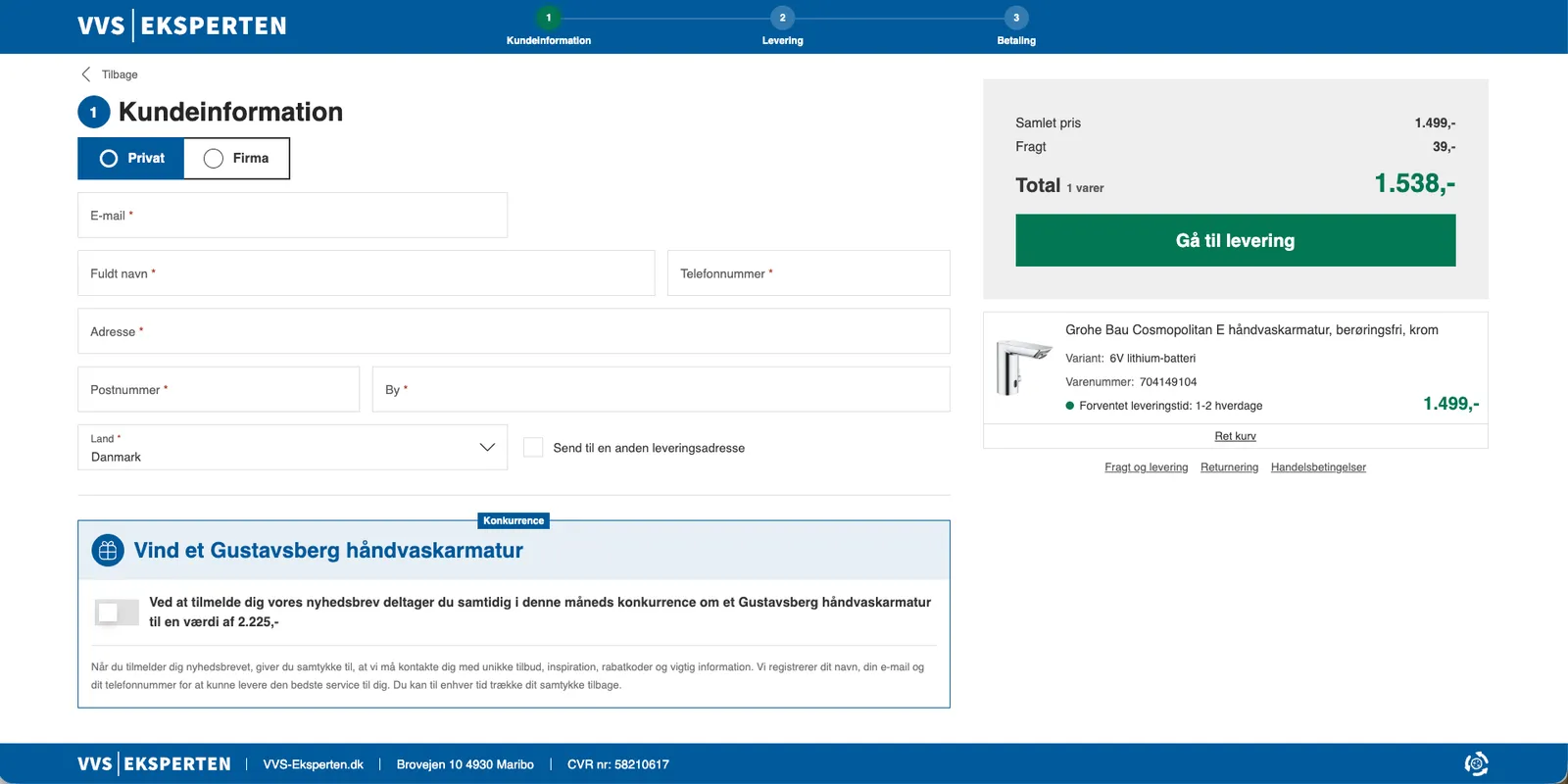 Drupal 8 to Magento 2 migration for vvs-eksperten.dk — screenshot 5 of 5